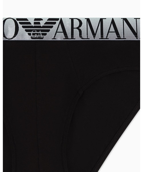 EMPORIO ARMANI（エンポリオアルマーニ）の「<オンライン限定>【エンポリオ アルマーニ】ブリーフ プレミアムジャージー（ブリーフ・メンズ・ネイビー/ブラック・LARGE/MEDIUM/SMALL/X-LARGE）」の3枚目の写真