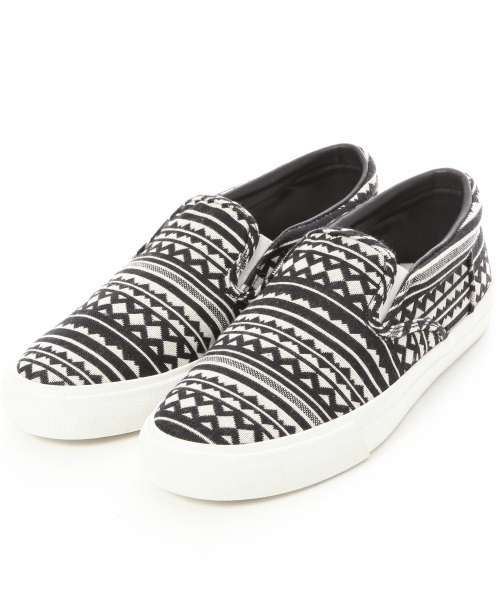 RAGEBLUE（レイジブルー）の「ネイティブ柄スリッポン/713872（スリッポン・メンズ・ブラック/ネイビー・LARGE/MEDIUM）」の11枚目の写真