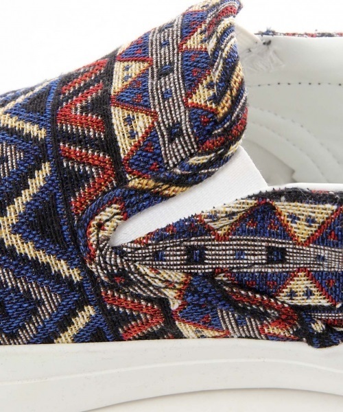 RAGEBLUE（レイジブルー）の「ネイティブ柄スリッポン/713872（スリッポン・メンズ・ブラック/ネイビー・LARGE/MEDIUM）」の9枚目の写真