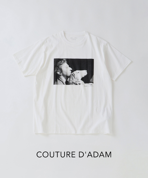 Couture d'adam（クチュールドアダム）の「COUTURE D’ADAM (クチュール ド アダム) Serge & Dog Tシャツ（Tシャツ/カットソー・メンズ・ブラック/ホワイト・40/42）」の2枚目の写真