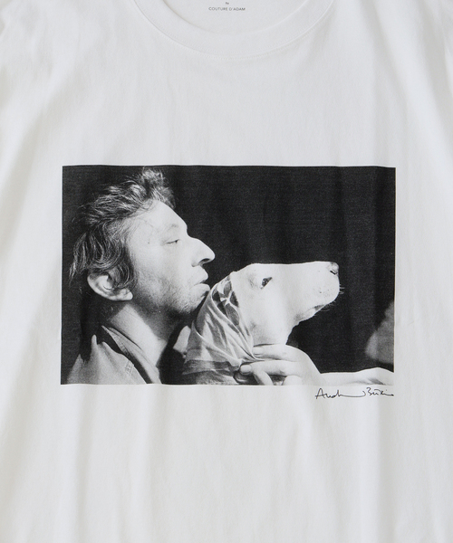 Couture d'adam（クチュールドアダム）の「COUTURE D’ADAM (クチュール ド アダム) Serge & Dog Tシャツ（Tシャツ/カットソー・メンズ・ブラック/ホワイト・40/42）」の4枚目の写真