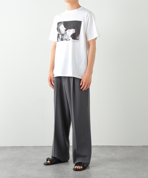 Couture d'adam(クチュールドアダム)の「COUTURE D’ADAM (クチュール ド アダム) Serge & Dog Tシャツ(Tシャツ/カットソー・メンズ・ブラック/ホワイト・40/42)」の12枚目の写真