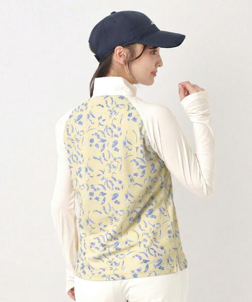 adabat(アダバット)の「UVカット ラインフラワープリントハーフジッププルオーバー(Tシャツ/カットソー・レディース・ブラック系/ホワイト系1/ライトイエロー系1・42/40/38)」の19枚目の写真