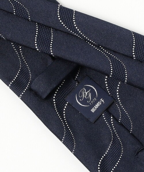 BEAMS F（ビームスエフ）の「シルク ストライプ ネクタイ（ネクタイ・メンズ・ブラウン/ネイビー・ONE SIZE）」の7枚目の写真