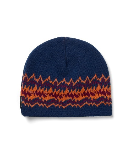 YESEYESEE（イエスアイシー）の「SN Pointy beanie（ニットキャップ/ビーニー・メンズ・ブルー/ブラック・FREE）」の2枚目の写真