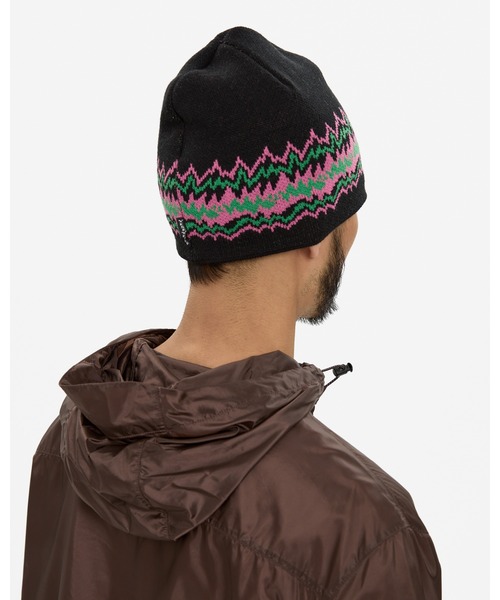 YESEYESEE（イエスアイシー）の「SN Pointy beanie（ニットキャップ/ビーニー・メンズ・ブルー/ブラック・FREE）」の6枚目の写真