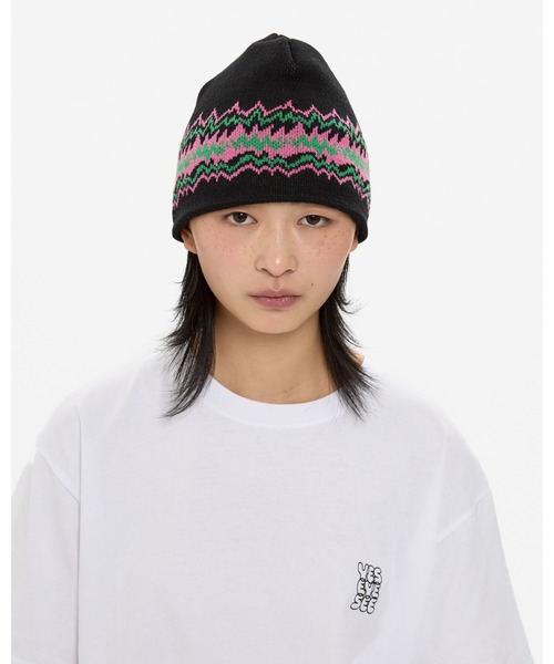 YESEYESEE（イエスアイシー）の「SN Pointy beanie（ニットキャップ/ビーニー・メンズ・ブルー/ブラック・FREE）」の8枚目の写真
