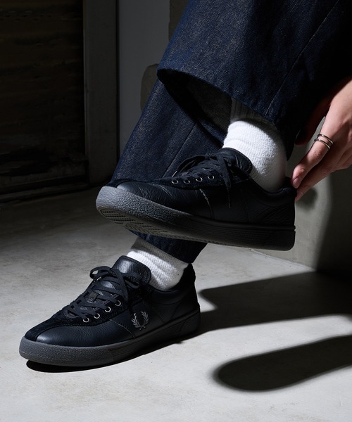 FRED PERRY(フレッドペリー)の「【FRED PERRY】TENNIS SHOE LEATHER / SUEDE B3418/テニスシューズ/スニーカー(スニーカー・メンズ・ブラック・28cm/27cm/26cm)」の6枚目の写真