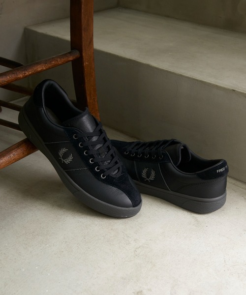 FRED PERRY(フレッドペリー)の「【FRED PERRY】TENNIS SHOE LEATHER / SUEDE B3418/テニスシューズ/スニーカー(スニーカー・メンズ・ブラック・28cm/27cm/26cm)」の9枚目の写真