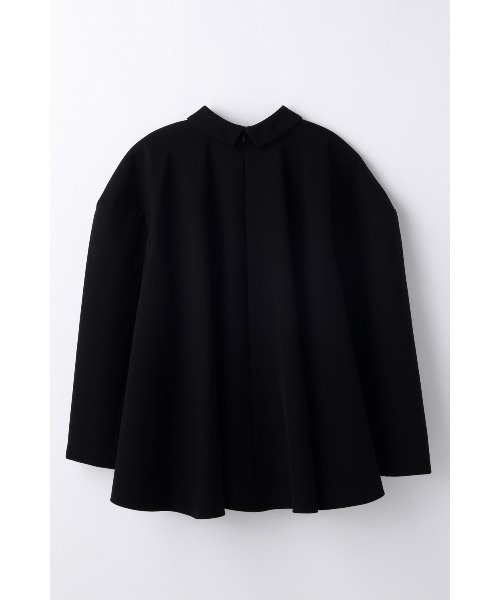 ENFOLD(エンフォルド)の「SOLID FLARE PULLOVER(シャツ/ブラウス・レディース・ブラック/ダークネイビー・38)」の3枚目の写真