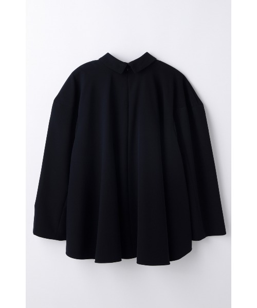 ENFOLD(エンフォルド)の「SOLID FLARE PULLOVER(シャツ/ブラウス・レディース・ブラック/ダークネイビー・38)」の4枚目の写真