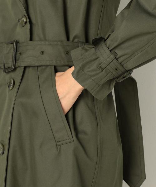 Another Edition(アナザーエディション)の「チェックライナートレンチ/AEBFC C CHKライナー TRNC◆(トレンチコート・レディース・ベージュ/オリーブ・MEDIUM/SMALL)」の11枚目の写真