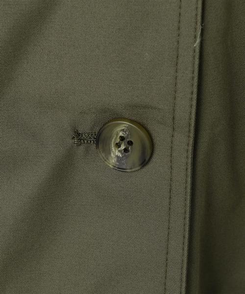 Another Edition(アナザーエディション)の「チェックライナートレンチ/AEBFC C CHKライナー TRNC◆(トレンチコート・レディース・ベージュ/オリーブ・MEDIUM/SMALL)」の14枚目の写真