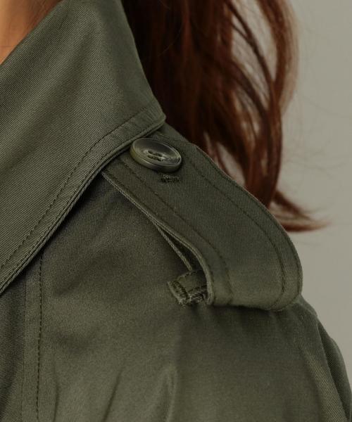 Another Edition(アナザーエディション)の「チェックライナートレンチ/AEBFC C CHKライナー TRNC◆(トレンチコート・レディース・ベージュ/オリーブ・MEDIUM/SMALL)」の22枚目の写真