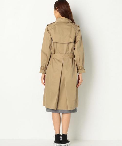 Another Edition(アナザーエディション)の「チェックライナートレンチ/AEBFC C CHKライナー TRNC◆(トレンチコート・レディース・ベージュ/オリーブ・MEDIUM/SMALL)」の6枚目の写真