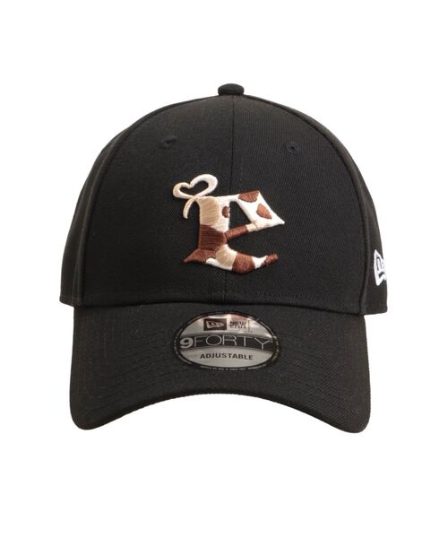 NEW ERA（ニューエラ）の「【NEW ERA×EVRIS】オリジナル eロゴ 9FORTY（キャップ・レディース・ブラック・FREE）」の4枚目の写真