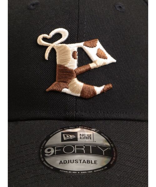 NEW ERA（ニューエラ）の「【NEW ERA×EVRIS】オリジナル eロゴ 9FORTY（キャップ・レディース・ブラック・FREE）」の8枚目の写真