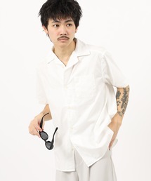 OMNES Another Edition 製品洗いタイプライターオープンカラー半袖シャツ