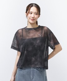 PUMA | プーマ PUMA ESS ELEVATED シアー SS AOP Tシャツ(Tシャツ/カットソー)