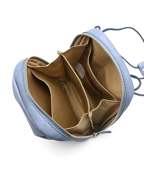 CLEDRAN（クレドラン）の「【コードチャーム付 本革】CL3969 RESI PARACORD MINI SHOULDER（ショルダーバッグ・レディース・ダークベージュ/ブルーグレー/シルバー/グレー・FREE）」の10枚目の写真