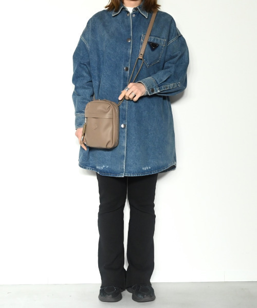 CLEDRAN（クレドラン）の「【コードチャーム付 本革】CL3969 RESI PARACORD MINI SHOULDER（ショルダーバッグ・レディース・ダークベージュ/ブルーグレー/シルバー/グレー・FREE）」の15枚目の写真