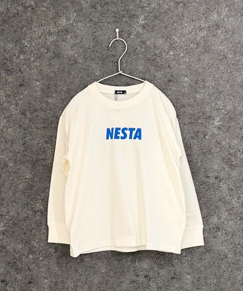 NESTA BRAND(ネスタブランド)の「【NESTA BRAND/ネスタブランド】 オーバーサイズ ロンT(NES16-00)(Tシャツ/カットソー・キッズ・チャコールグレー/ブラック系その他/オフホワイト/ホワイト系その他/グレー系その他/ブラック/杢グレー/グレー系その他2・150cm/140cm/130cm/120cm/160cm/110cm)」の18枚目の写真