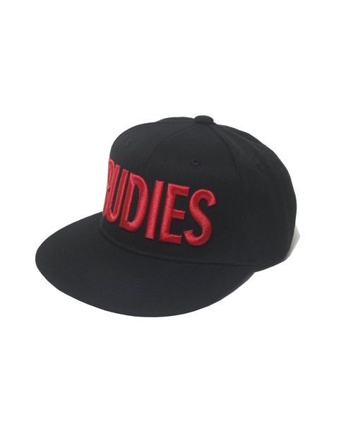 RUDIE'S（ルーディーズ）の「PHAT SNAPBACK CAP (RENEWAL)（キャップ・メンズ・ブラック×ホワイト/ブラック×レッド/ブラック×グリーン/ブラック×ブラック/ブラック×ブルー・FREE）」の3枚目の写真
