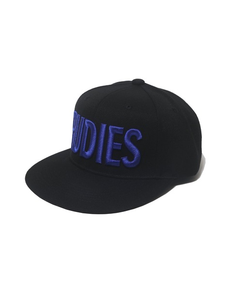 RUDIE'S（ルーディーズ）の「PHAT SNAPBACK CAP (RENEWAL)（キャップ・メンズ・ブラック×ホワイト/ブラック×レッド/ブラック×グリーン/ブラック×ブラック/ブラック×ブルー・FREE）」の4枚目の写真