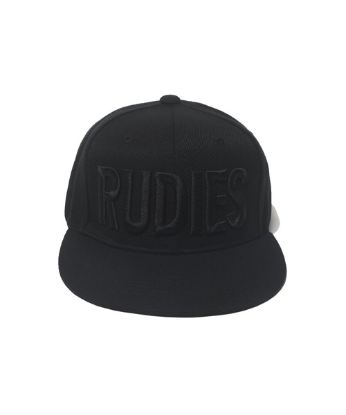 RUDIE'S（ルーディーズ）の「PHAT SNAPBACK CAP (RENEWAL)（キャップ・メンズ・ブラック×ホワイト/ブラック×レッド/ブラック×グリーン/ブラック×ブラック/ブラック×ブルー・FREE）」の6枚目の写真