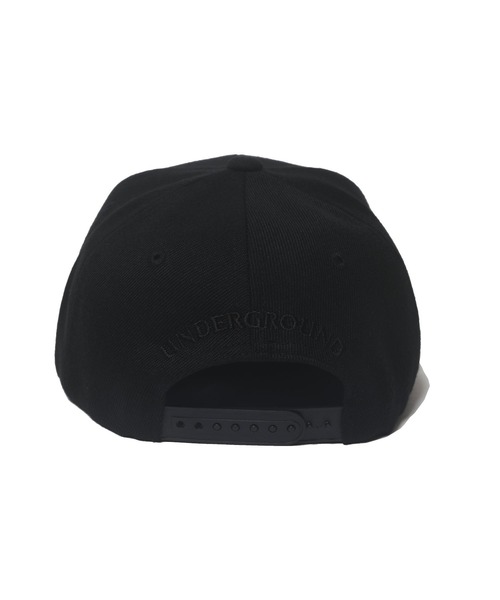 RUDIE'S（ルーディーズ）の「PHAT SNAPBACK CAP (RENEWAL)（キャップ・メンズ・ブラック×ホワイト/ブラック×レッド/ブラック×グリーン/ブラック×ブラック/ブラック×ブルー・FREE）」の7枚目の写真