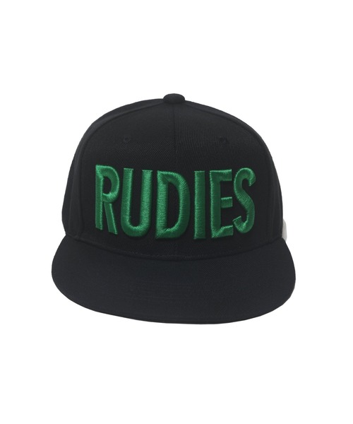 RUDIE'S（ルーディーズ）の「PHAT SNAPBACK CAP (RENEWAL)（キャップ・メンズ・ブラック×ホワイト/ブラック×レッド/ブラック×グリーン/ブラック×ブラック/ブラック×ブルー・FREE）」の18枚目の写真
