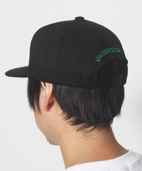 RUDIE'S（ルーディーズ）の「PHAT SNAPBACK CAP (RENEWAL)（キャップ・メンズ・ブラック×ホワイト/ブラック×レッド/ブラック×グリーン/ブラック×ブラック/ブラック×ブルー・FREE）」の21枚目の写真