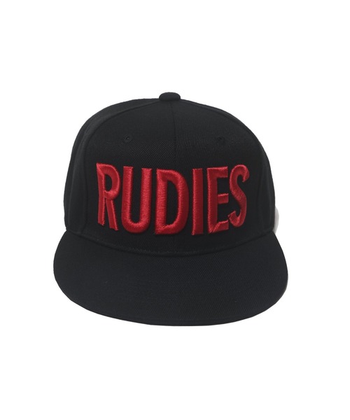 RUDIE'S（ルーディーズ）の「PHAT SNAPBACK CAP (RENEWAL)（キャップ・メンズ・ブラック×ホワイト/ブラック×レッド/ブラック×グリーン/ブラック×ブラック/ブラック×ブルー・FREE）」の22枚目の写真
