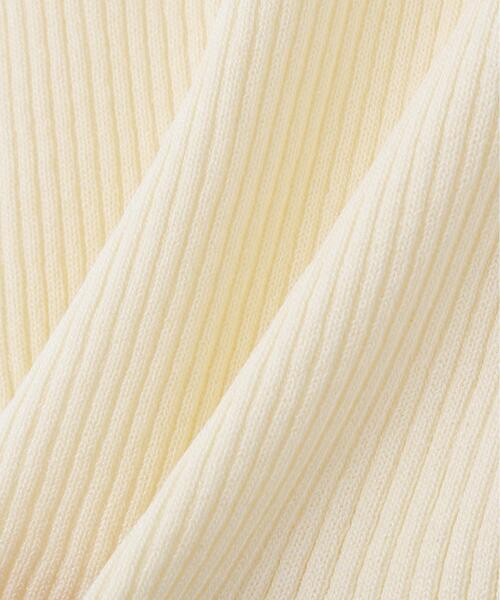 PROPORTION BODY DRESSING(プロポーションボディドレッシング)の「部分シアーラッフルニット / 1216170407(ニット/セーター・レディース・ホワイト系その他/ブラック/イエロー・MEDIUM/SMALL)」の14枚目の写真