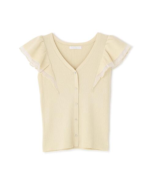 PROPORTION BODY DRESSING(プロポーションボディドレッシング)の「部分シアーラッフルニット / 1216170407(ニット/セーター・レディース・ホワイト系その他/ブラック/イエロー・MEDIUM/SMALL)」の15枚目の写真