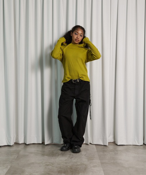 FTW(エフティダブリュー)の「THERMAL HOODIE(パーカー・レディース・グリーン/グレー/ブラック・SMALL/MEDIUM/LARGE)」の19枚目の写真