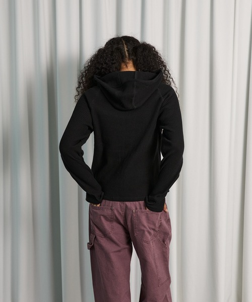 FTW(エフティダブリュー)の「THERMAL HOODIE(パーカー・レディース・グリーン/グレー/ブラック・SMALL/MEDIUM/LARGE)」の5枚目の写真