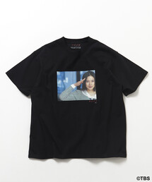 TBSドラマ『ケイゾク』コラボ「SHIBATA」フロントプリント ショートスリーブ クルーネックTシャツ A