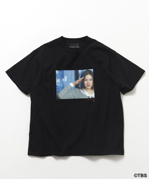FREAK'S STORE(フリークスストア)の「TBSドラマ『ケイゾク』コラボ「SHIBATA」フロントプリント ショートスリーブ クルーネックTシャツ A(Tシャツ/カットソー・メンズ・ホワイト/ブラック・LARGE/MEDIUM/X-LARGE)」の2枚目の写真