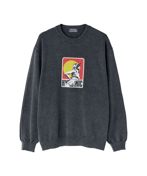 HYSTERIC GLAMOUR（ヒステリックグラマー）の「HYSTERIC SUN GIRL セーター（ニット/セーター・メンズ・レッド/パープル/ブラック・MEDIUM/SMALL/X-LARGE/LARGE）」の2枚目の写真