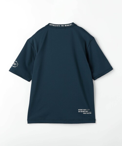 NICOLE selection(ニコルセレクション)の「ロゴプリントハンソデクルーネック(Tシャツ/カットソー・メンズ・ホワイト/ブルー/ブラック・L/XL/M)」の22枚目の写真