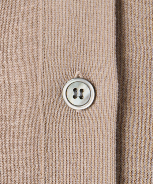 SLOBE IENA（スローブイエナ）の「《セットアップ対応可/》コットンポリ ニットジレ（ベスト・レディース・ベージュ/チャコールグレー・FREE）」の7枚目の写真