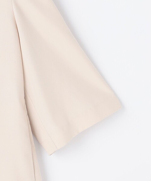 組曲 S(クミキョク チイサイサイズ)の「スムースクロス 6分袖ジャケット(テーラードジャケット・レディース・アイボリー系/ライトグレー系/ブラック系・S2)」の19枚目の写真