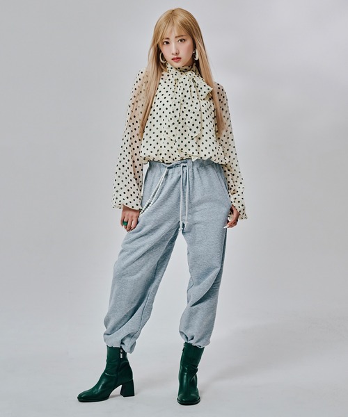 WIND AND SEA（ウィンダンシー）の「MOXYMILL SWEATPANTS（スウェットパンツ・レディース・グレー・L-XL/S-M）」の2枚目の写真