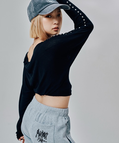 WIND AND SEA（ウィンダンシー）の「MOXYMILL SWEATPANTS（スウェットパンツ・レディース・グレー・L-XL/S-M）」の4枚目の写真