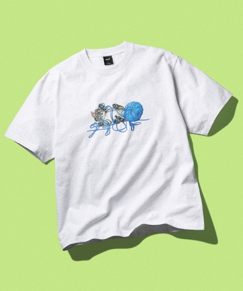 HUF(ハフ)の「PAWS TEE(Tシャツ/カットソー・メンズ・アッシュグレー/ブラック・XXL/XL/L/M/S)」の2枚目の写真