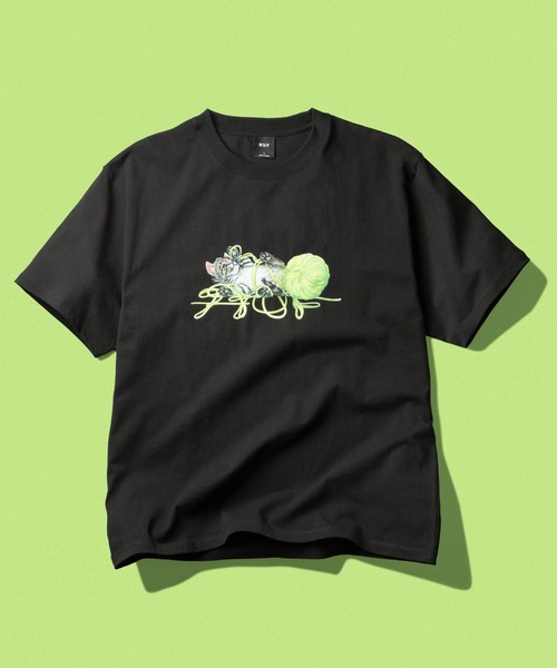 HUF(ハフ)の「PAWS TEE(Tシャツ/カットソー・メンズ・アッシュグレー/ブラック・XXL/XL/L/M/S)」の1枚目の写真