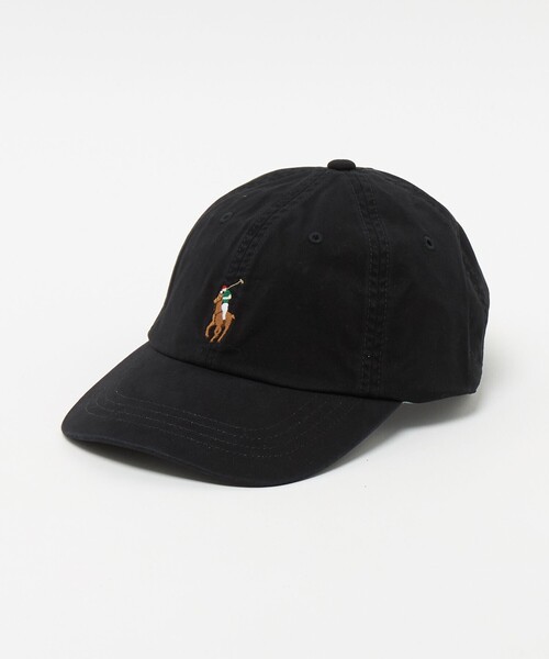 ユナイテッドアローズ　ポロ・ラルフ・ローレン キャップ　ブラック　新品 POLO RALPH LAUREN＞ロゴ キャップ（キャップ）｜POLO RALPH LAUREN