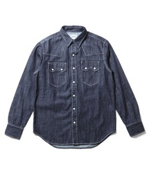 HOUSTON | HOUSTON スラブデニムウエスタンシャツ(シャツ/ブラウス)