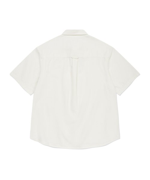COVERNAT(カバーナット)の「Cロゴデニムハーフシャツホワイト(シャツ/ブラウス・メンズ・その他・X-SMALL/SMALL/MEDIUM/LARGE/X-LARGE/XX-LARGE)」の10枚目の写真